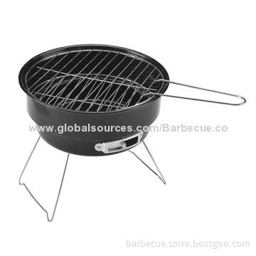Cooler Bag Barbecue Grill, Made of Carbon Steel, Fire Pan Measures 49 x 30cm